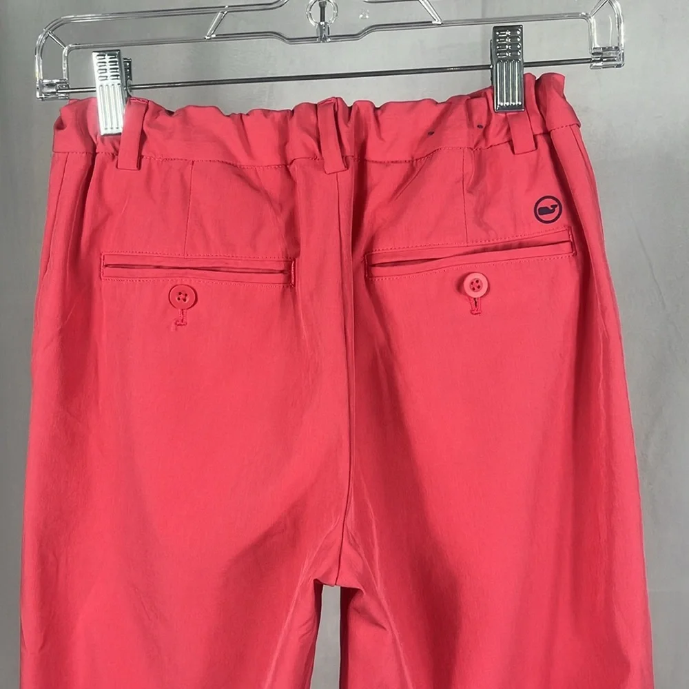 Vineyard Vines Boy’s Breaker Performance Pants‎ in Sailor Red (more of a pink).